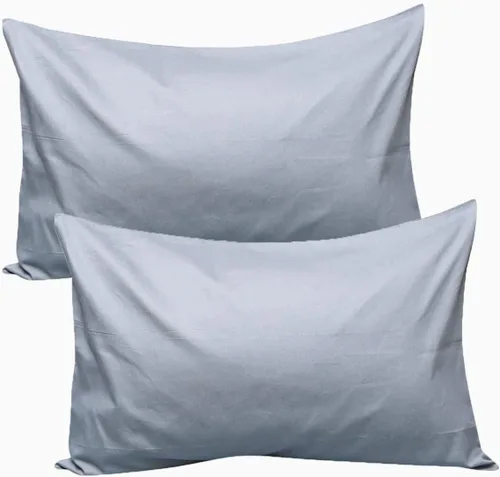 Miniatura 33 de Fundas de almohada de algodón peinado de 600 hilos (paquete de 2) tamaño Queen de 20.0 x 30.0 in, color rosa claro liso Rosa Claro (Sólido)