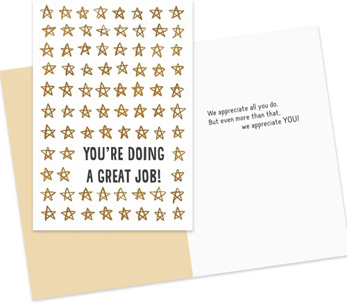 Miniatura 5 de Hallmark Business Bulk - Paquete de 10 tarjetas de agradecimiento surtidas para empleados (talentoso y apreciado), tarjetas de 5 x 7, mensajes