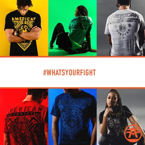 Miniatura 5 de American Fighter Camisetas patrióticas de manga corta para hombre, camisetas patrióticas de manga corta para hombre de Estados Unidos y México.
