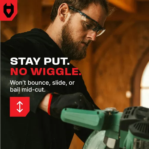 Miniatura 7 de NoCry Gafas de seguridad antivaho para hombres y mujeres, con clasificación ANSI Z87, resistentes a los arañazos con patillas ajustables