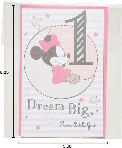 Miniatura 6 de American Greetings Tarjeta de primer cumpleaños para niña (cupcake)