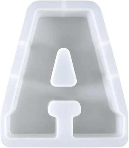 Miniatura 8 de Moldes de letras grandes para resina – Moldes epoxi de letras mayúsculas 3D de 7 pulgadas, moldes de silicona del alfabeto grande de la A a la Z