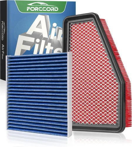 Miniatura 8 de Combo de Filtro de Aire de Cabina y Motor Forccord Compatible con Honda Civic 2016-2025 2026 2.0L, HR-V 2023-2026 2.0L Filtro de Cabina de Carbón