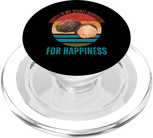 Miniatura 7 de Vintage Truffle Is My Secret Ingredient For Happiness PopSockets Standard PopGrip