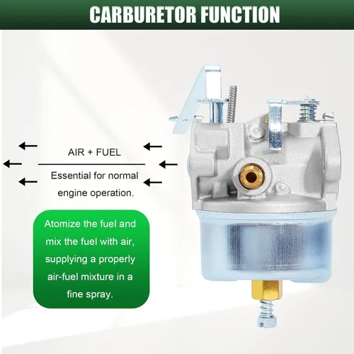 Miniatura 7 de Carburador compatible con Tecumseh 631068A 631068B 631827 632208 632589 632615 H25-H50 Craftsman Edger 3.5HP Motor cortacésped Tiller Chipper 13147