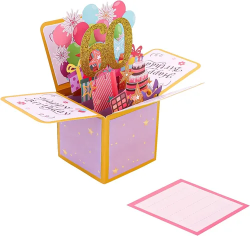 Miniatura 14 de CIEHER Tarjeta desplegable de cumpleaños número 13 para adolescentes, tarjeta de felicitación 3D única, regalos de cumpleaños para niñas y niños