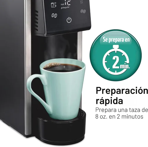 Miniatura 7 de Cafetera Hamilton Beach FlexBrew Advanced 4 en 1 de porción individual para café caliente y helado con depósito de agua removible de 45 oz., uso