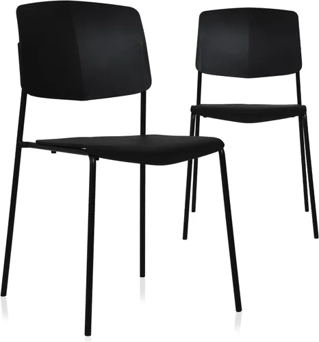 Miniatura 7 de Silla moderna Zuho para interiores y exteriores (2, gris ancla)