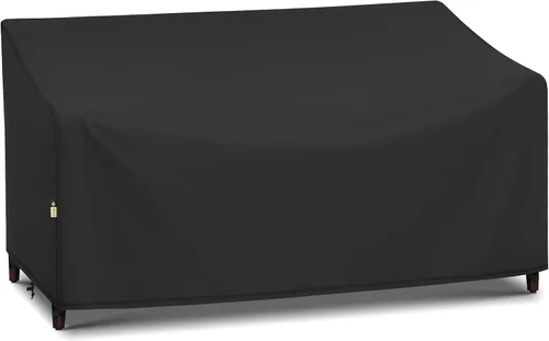 Miniatura 9 de Arcedo Fundas impermeables de 2 plazas para muebles de patio, resistente a la intemperie, funda de sofá para silla de exterior, 54 pulgadas de ancho