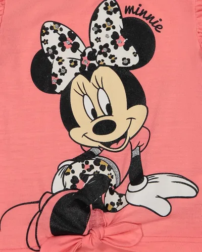Miniatura 7 de Disney Conjunto de vestido de camiseta y leggings de Minnie Mouse para niños grandes