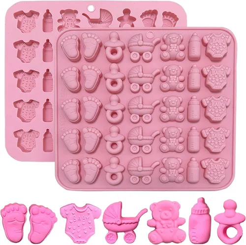 Miniatura 9 de Paquete de 2 moldes de silicona para pastel de calabaza, moldes de silicona para pastel de calabaza, moldes de chocolate de Acción de Gracias, 12