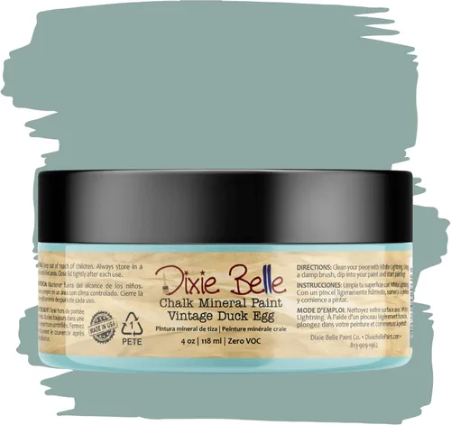 Miniatura 55 de Dixie Belle Paint Company - Pintura con acabado de tiza para muebles, color negro (Caviar), 1 galón, 128 fl oz, pintura mineral color rosa intenso