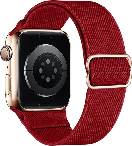 Miniatura 41 de Correas elásticas de nailon compatibles con Apple Watch de 1.496 pulgadas, 1.575 pulgadas, 1.614 pulgadas, 1.654 pulgadas, 1.732 pulgadas, 1.732