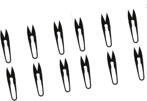 EXCEART 12 piezas de bordado de cruz - Tijera de hilo pequeño Tijera de tijera para dar forma a la tela Tijera de hilo Clipper Tijeras de hilo de