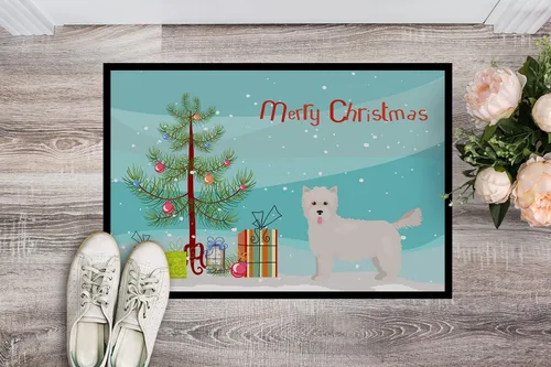Miniatura 159 de Caroline's Treasures CK3799MAT Akita Shepherd - Tapete de árbol de Navidad de 18 x 27 pulgadas, tapete para puerta delantera, interior y exterior