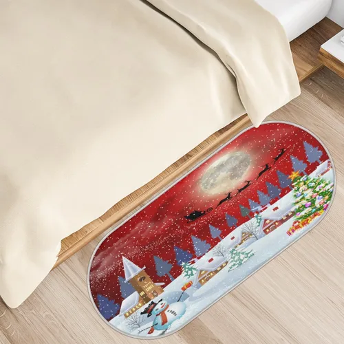 Miniatura 43 de cfpolar Alfombras de baño antideslizantes de girasoles blancos con margaritas blancas, tapete de baño de microfibra absorbente, lavable a máquina