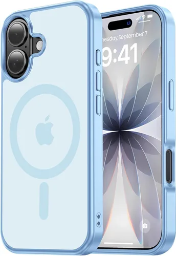 Miniatura 44 de Tigowos Magnetic Guardian - Funda diseñada para iPhone 11 Pro [probada en caídas de grado de 10 pies y compatible con MagSafe] Funda delgada Negro