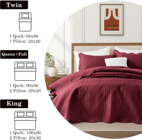 Miniatura 344 de MOONLIGHT20015 Edredón tamaño King (106 x 96 pulgadas) con 2 fundas de almohada (20 x 36 + 2 pulgadas) para todas las estaciones, juego de cama Azul