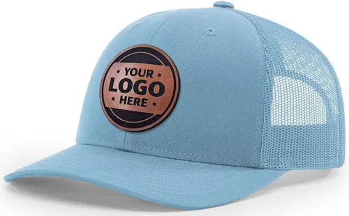 Miniatura 14 de Sombrero de parche de cuero de camionero personalizado grabado con láser