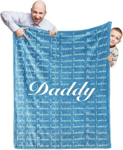 Novgarden Manta personalizada con foto/texto, manta de franela personalizada con imagen, regalos divertidos para mamá de hijas, regalos de amistad