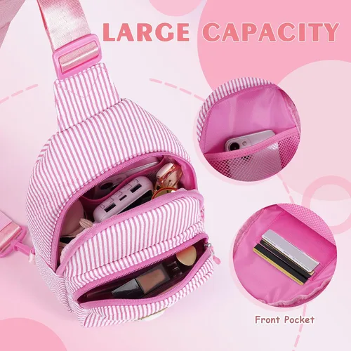Miniatura 6 de YOOLIFE Bolso bandolera con inicial para niñas, regalos para mujeres y niñas, riñonera con inicial, monederos de regalo para niñas, regalos