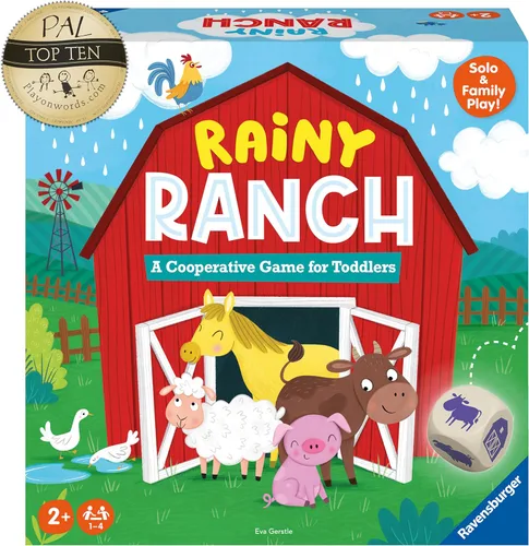 Miniatura 6 de Ravensburger Rainy Ranch - Juego cooperativo atractivo para niños pequeños - Desarrollo de habilidades - Flexibilidad para mentes en crecimiento