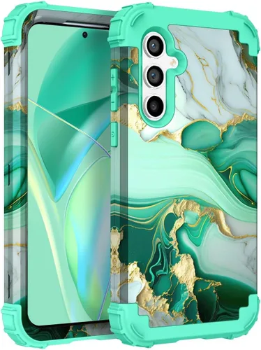 Miniatura 16 de Hocase Funda para Galaxy S20 FE 5G, Protección resistente a prueba de golpes, goma de silicona suave + parachoques de plástico duro, funda