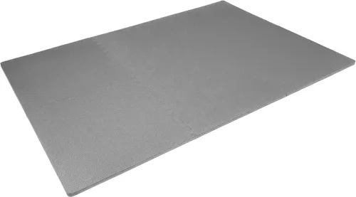 Miniatura 4 de ProsourceFit Alfombrilla de Ejercicio de Rompecabezas Extra Gruesa de ¾" y 1", Baldosas Entrelazadas de Espuma EVA para Suelo de Entrenamiento Gris