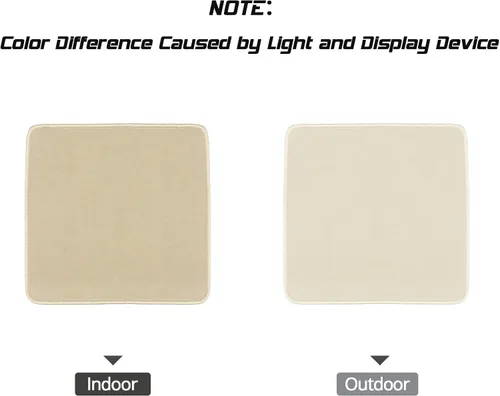 Miniatura 7 de IKON MOTORSPORTS, Alfombrillas de nailon para automóvil compatibles con Jeep Cherokee 4DR 2014-2023, alfombras de automóvil de pasajeros color beige