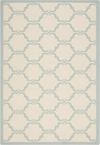Miniatura 54 de SAFAVIEH Alfombra lavable al aire libre Courtyard Collection - 9 x 12 pies, beige y terracota, no desprende pelusa y fácil limpieza, ideal