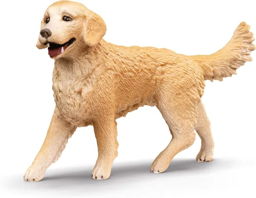 Miniatura 7 de Schleich Farm World - Juego de 6 piezas de perrera de juguete con Golden Retrievers para niños. Juguetes de animales de granja para niños y niñas.