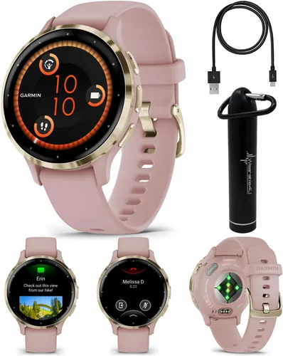 Miniatura 10 de Garmin Venu 3S Reloj inteligente con GPS, pantalla AMOLED de 1.61 pulgadas, características avanzadas de salud y fitness, hasta 10 días de batería