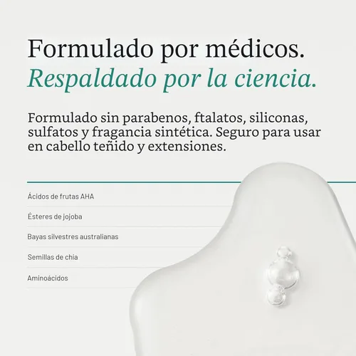 Miniatura 5 de Nutrafol Máscara Exfoliante para el Cuero Cabelludo, Elimina la Acumulación de Productos y el Aceite para un Cabello y Cuero Cabelludo Más