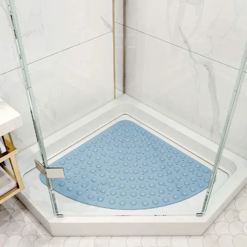 Miniatura 6 de Tapete de baño antideslizante para bañera y ducha para adultos y niños, tapete de baño, tapete de seguridad con ventosa de PVC