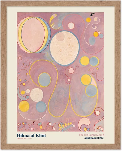 Miniatura 47 de Poster Master Póster de ilustración vintage, impresión retro moderna, los diez más grandes n.º 1, infancia, flor, abstracto, regalo para artista