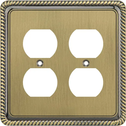 Miniatura 24 de Henne Bery Placa Decorativa de Pared con Borde de Cuerda Placa de Interruptor Cubierta de Tomacorriente