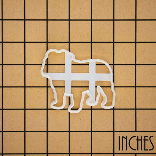 Miniatura 4 de Cortador de galletas Bulldog Silueta Inglés, 1 pieza - Bakerlogy