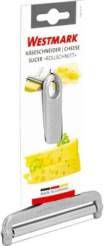 Miniatura 7 de Westmark Alemania - Cortadora de quesos de alambre de acero inoxidable resistente, ángulo ajustable (gris), 7 x 3.9 x 0.2 pulgadas