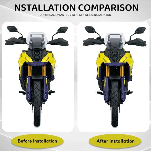 Miniatura 2 de Para V-STROM 800DE 2023 2024 nuevo protector de luz de cabeza de motocicleta protector de la parrilla de protección (transparente)
