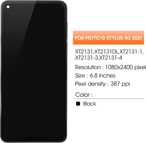 Miniatura 2 de AGCUT Para Motorola Moto G Stylus 5G 2021 Reemplazo de pantalla para Moto G Stylus 5G 2021 Pantalla LCD XT2131 XT2131-2-XT2131-4 Pantalla LCD