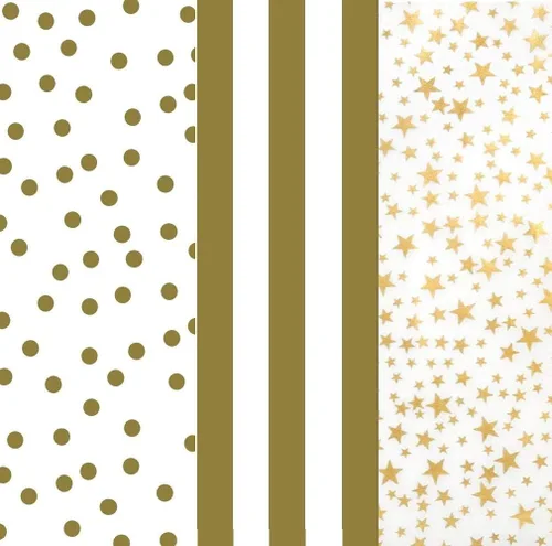 Miniatura 38 de Ocean Tides 300 hojas (14 x 20 pulgadas) de papel de regalo de Navidad, papel de seda de regalo a granel para manualidades, cumpleaños y días