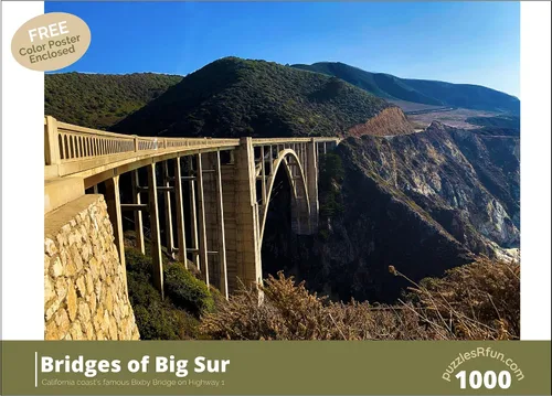 Miniatura 2 de Puentes de Big Sur - Rompecabezas de 1000 piezas