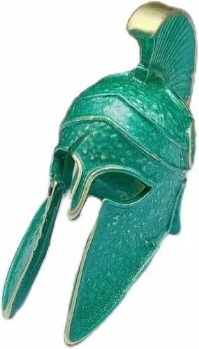 Miniatura 16 de Retro latón poderoso casco edc perlas llavero DIY accesorios cuentas de paracord