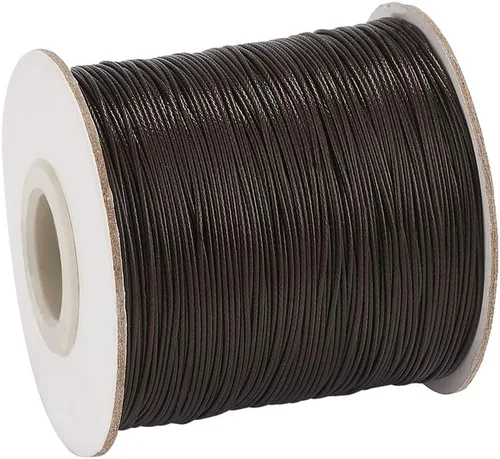 Miniatura 33 de Craftdady - Hilo encerado, Algodón, marrón (CoconutBrown), 1mm