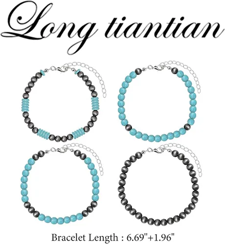 Miniatura 7 de Long tiantian Pulseras de oro pulseras de moda de plata gruesa