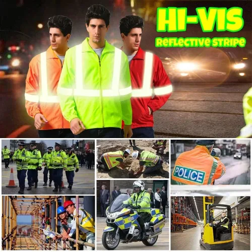 Miniatura 2 de La chaqueta reflexiva de la seguridad de la alta visibilidad ligero respirable modifica el 36951.00041666667