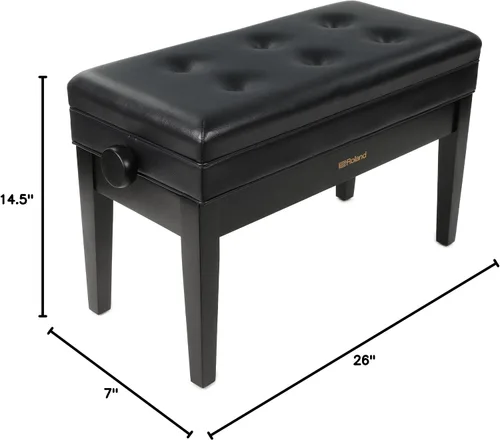 Miniatura 2 de Roland Bancos para piano (RPB-D400BK-US), color negro