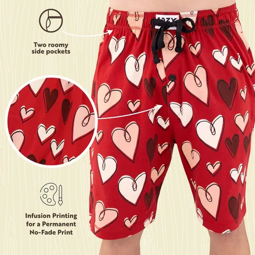 Miniatura 144 de Lazy One - Pantalones cortos de pijama para hombre, ropa de dormir