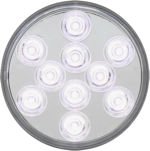 Miniatura 14 de Grand General 76850 - Luz LED (4 pulgadas Mega 10 Plus Am/Am con montaje en brida SS y coleta), 1 paquete