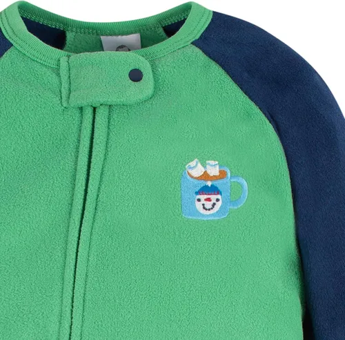 Miniatura 5 de Gerber Baby Boys' Toddler Loose Fit Flame Resistant Fleece Footed Pajamas 2-Pack